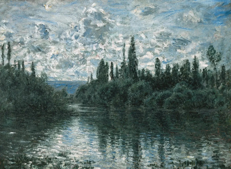 Bras de la Seine perto de Vétheuil W482 - Claude Monet