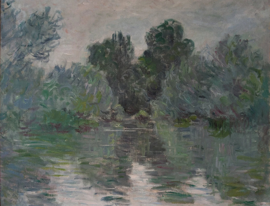 Um braço do Sena perto de Vétheuil - Claude Monet