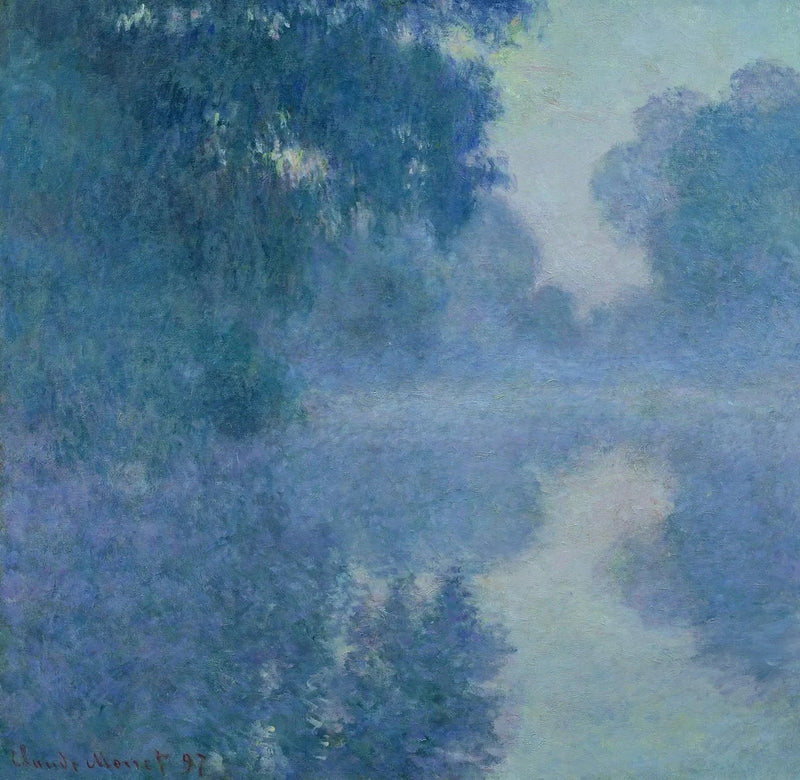 Bras de Seine, sol nascente, Marmottan W1478 - Claude Monet