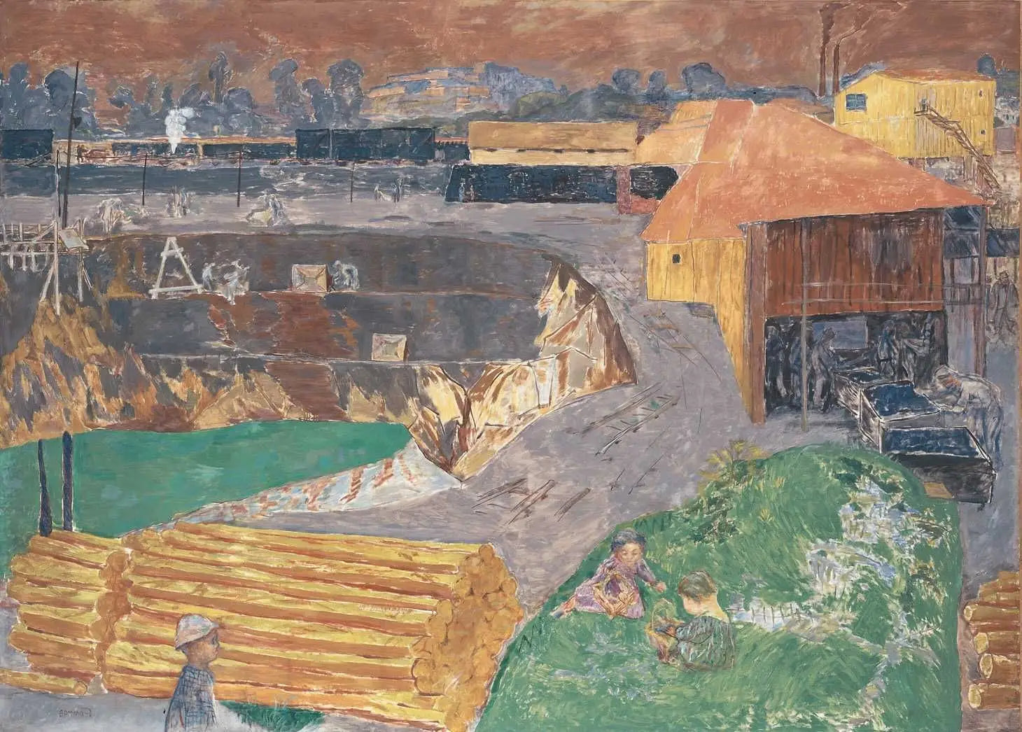 Reproduction du tableau « Q30072804 - Pierre Bonnard » par Alpha Reproduction en peinture à l’huile