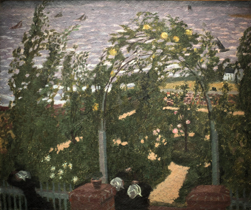 Bretonnes sob a pérgula - Maurice Denis