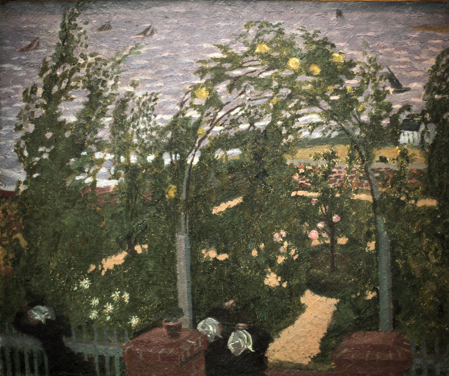Bretonnes sob a pérgula - Maurice Denis