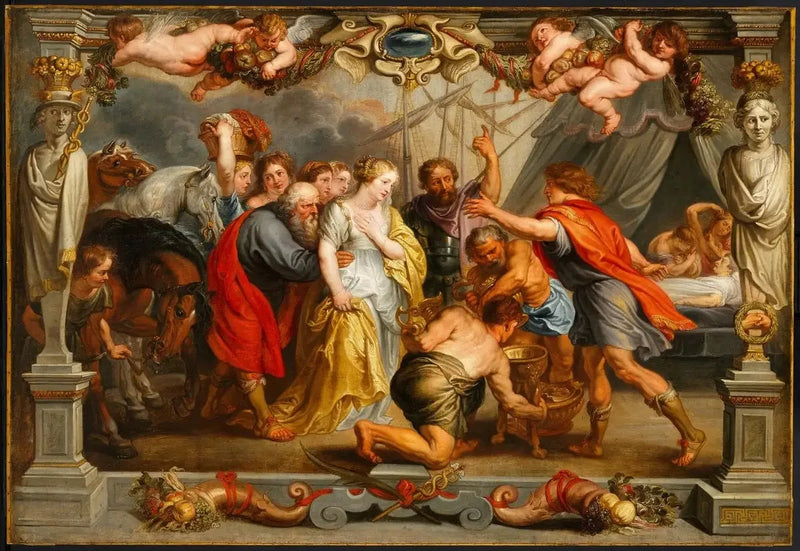 Briseis retornando a Aquiles - Peter Paul Rubens