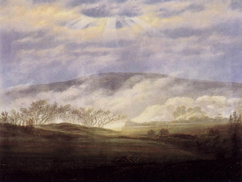 Neblina no vale do Elba - Caspar David Friedrich