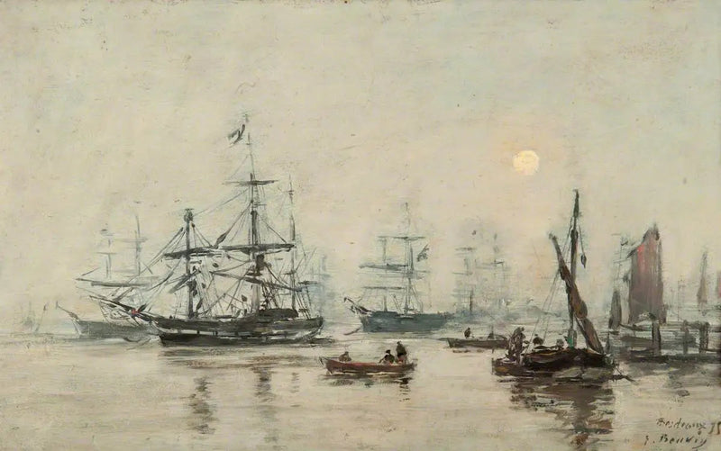 Névoa, Bordeaux - Eugène Boudin