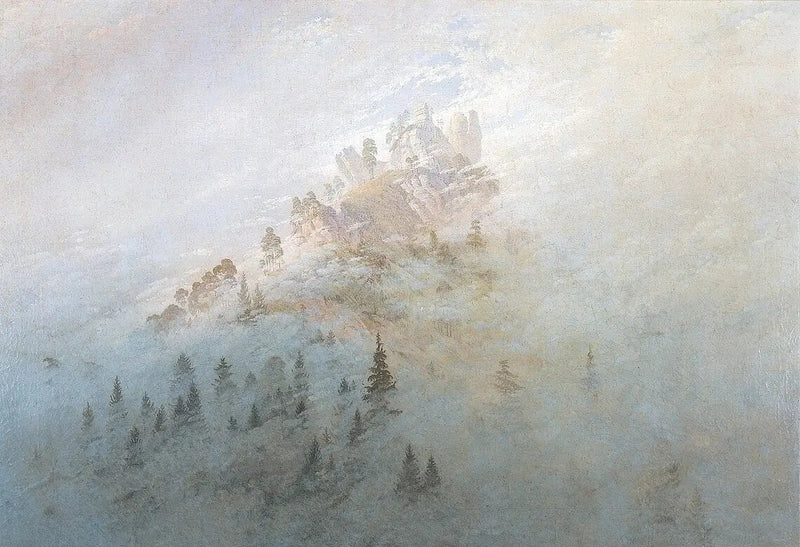 Névoa matinal nas montanhas - Caspar David Friedrich