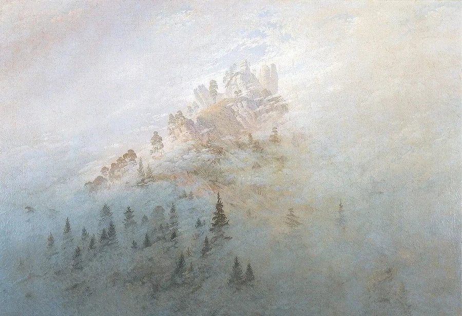 Névoa matinal nas montanhas - Caspar David Friedrich