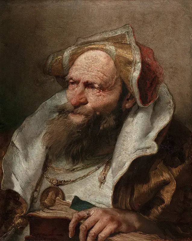 Busto de um homem idoso - Giovanni Battista Tiepolo