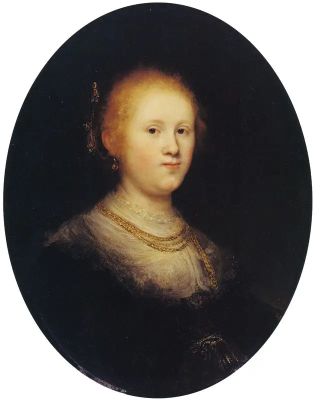 Busto de uma jovem mulher - Rembrandt