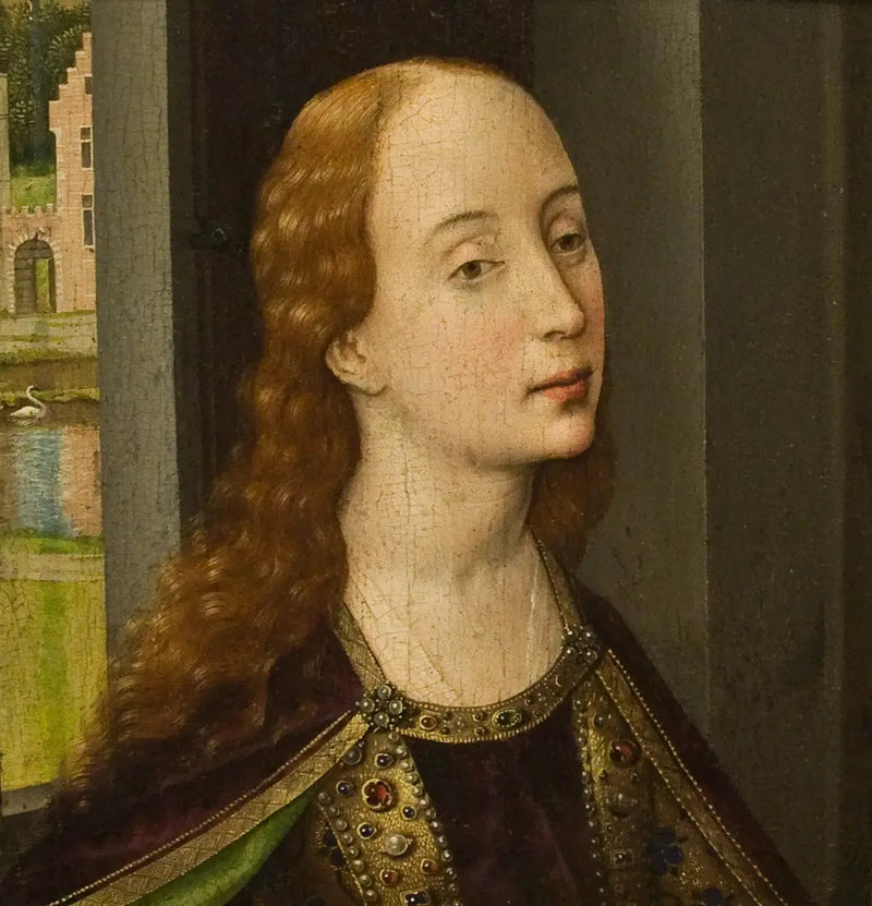 Busto de Catarina (?) - Rogier van der Weyden