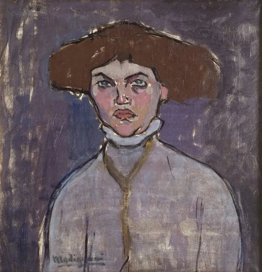 Busto de jovem mulher - Amedeo Modigliani
