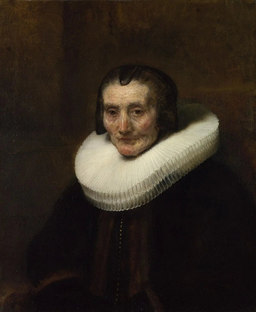 Busto de Margaretha de Geer - Rembrandt