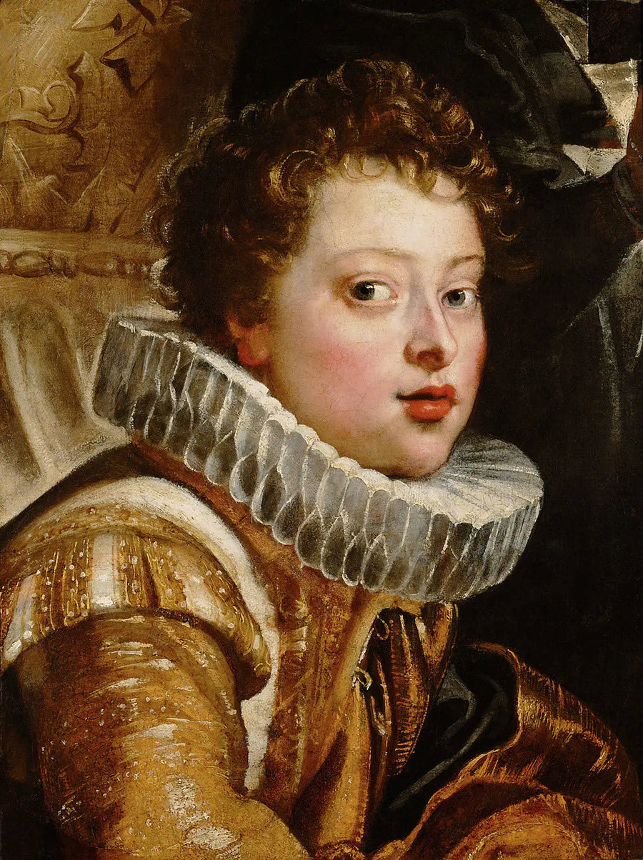 Busto do príncipe Francesco Gonzaga (fragmento) - Peter Paul Rubens