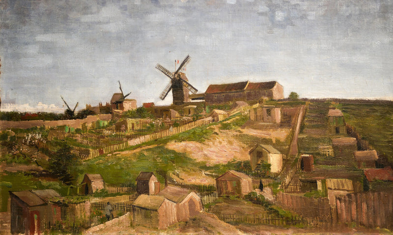 A colina de Montmartre - Vincent van Gogh