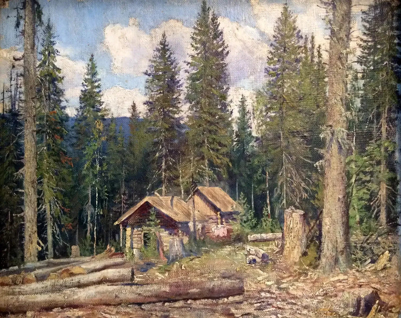 Cabana na floresta - Ivan Chichkine