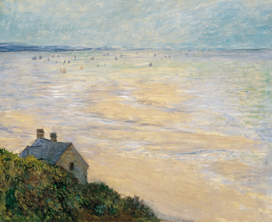 La Cabane à Trouville, maré baixa W686 - Claude Monet