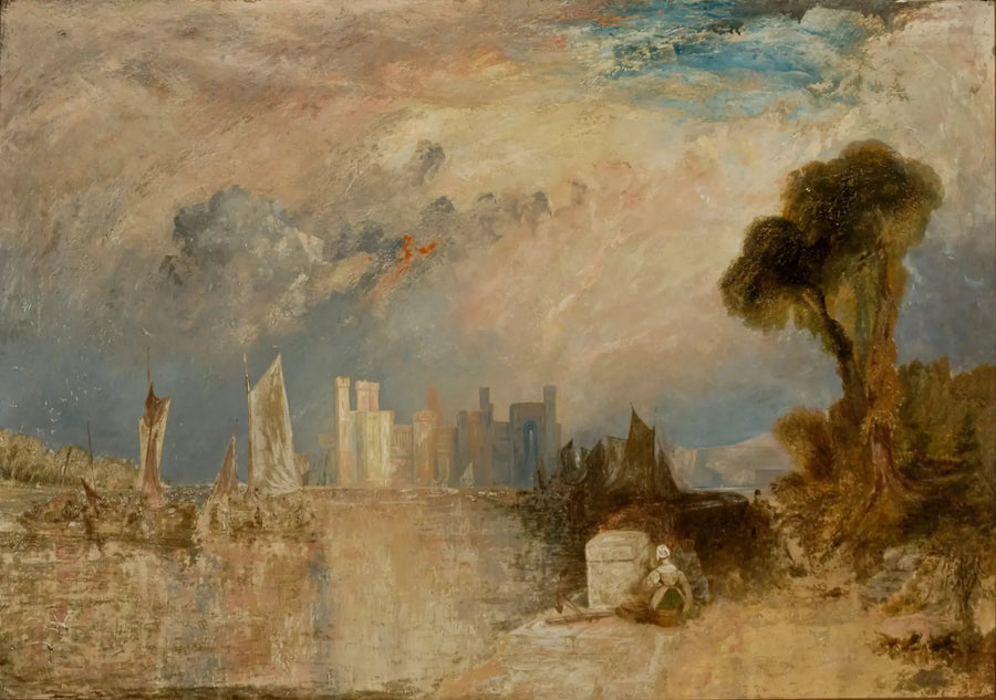 Castelo de Caernarfon - J. M. W. Turner