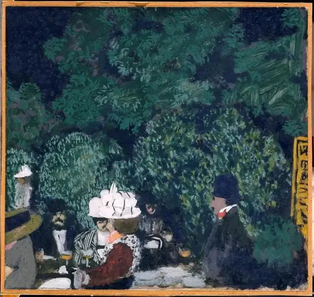 Café no Bosque de Boulogne - Édouard Vuillard