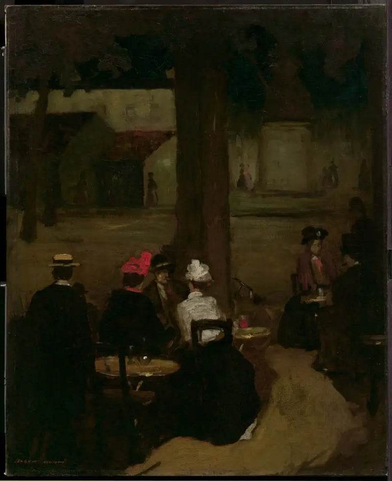 Café ao ar livre - Robert Henri