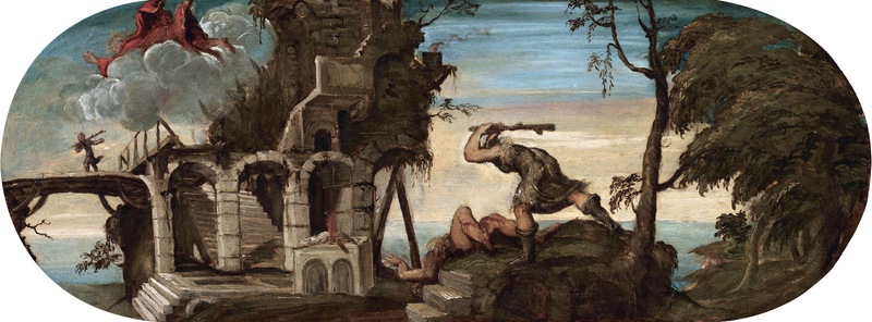Caim matando Abel - Jacopo Tintoretto