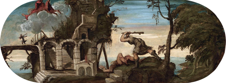 Caim matando Abel - Jacopo Tintoretto