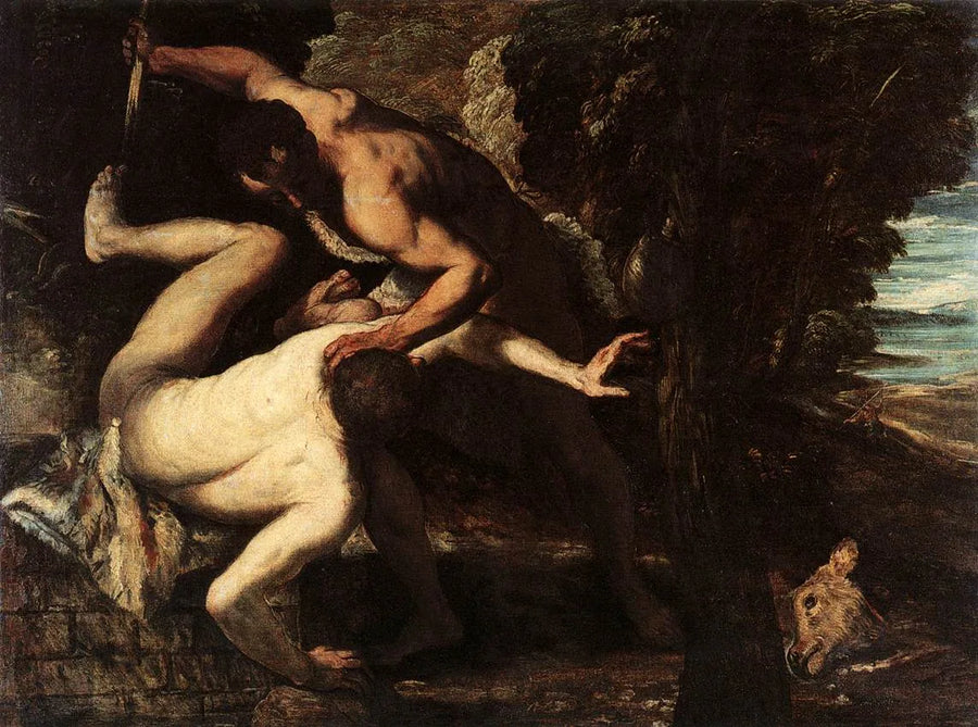 Caim matando Abel (O Tintoretto) - Jacopo Tintoretto