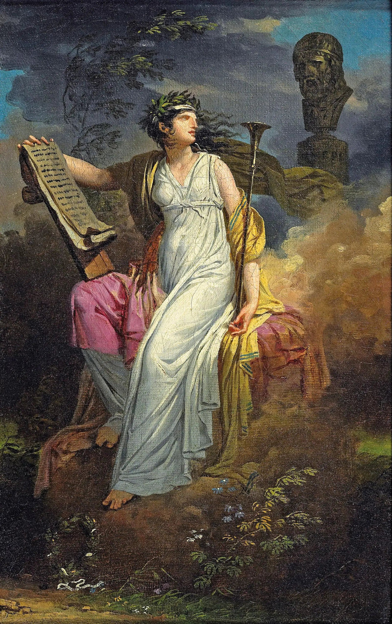 Calliope, musa da poesia - Charles Meynier