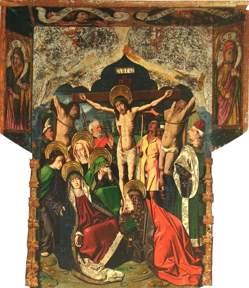 Calvário do retábulo de Santa Engrácia - Bartolomé Bermejo