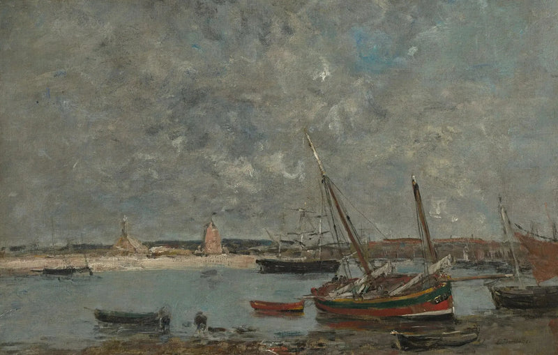 Camaret: O Porto - Eugène Boudin