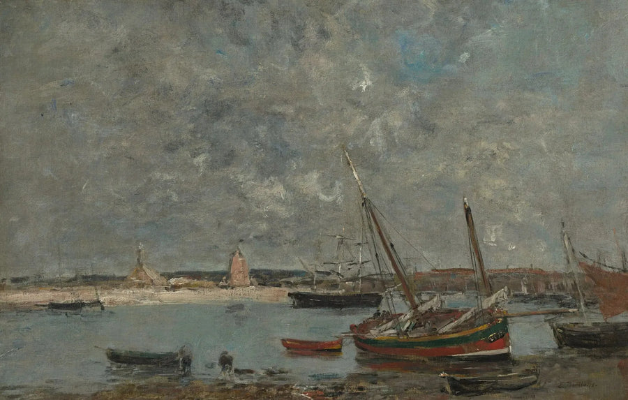Camaret: O Porto - Eugène Boudin