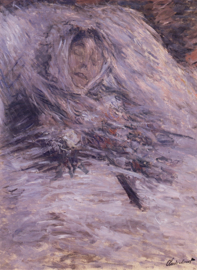Camille em seu leito de morte W543 - Claude Monet
