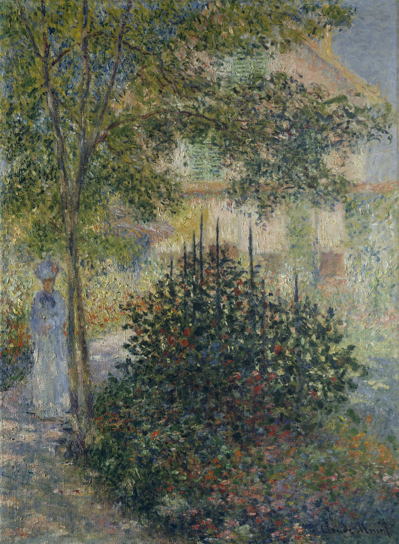 Camille Monet no jardim em Argenteuil W410 - Claude Monet