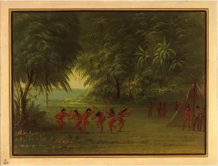 Acampamento de Tapuya - George Catlin