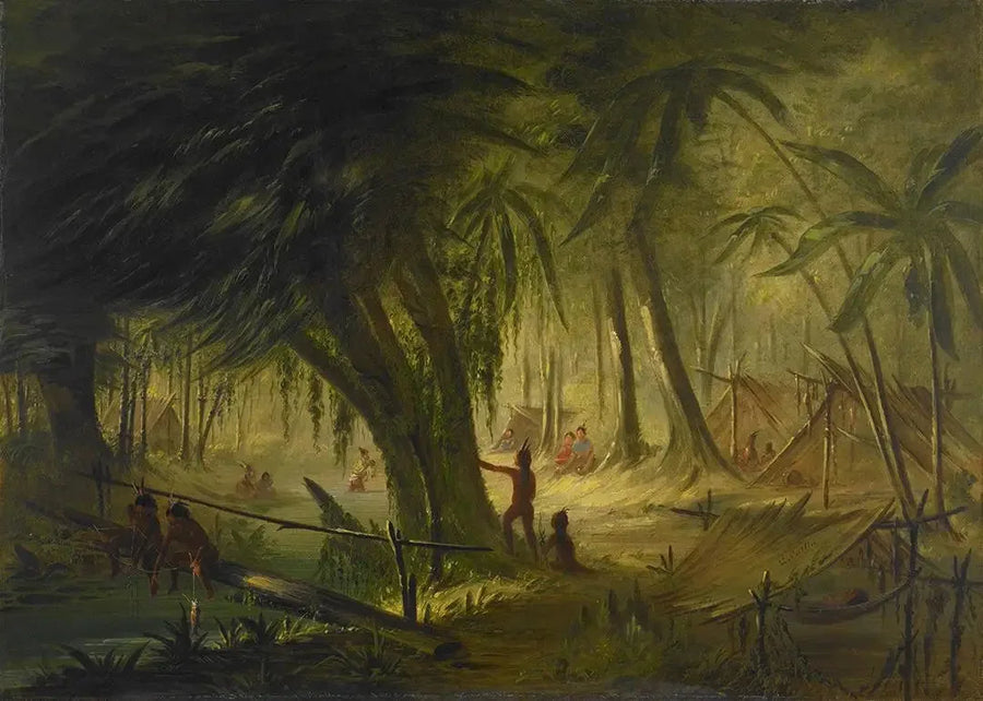 Acampamento indígena - George Catlin