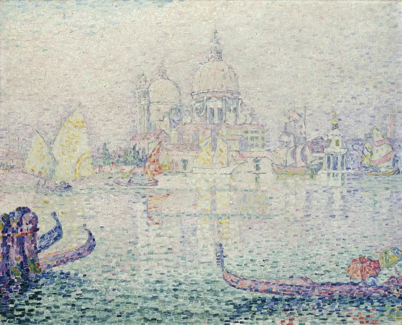 Canal da Giudecca, Manhã (Santa Maria della Salute) - Paul Signac