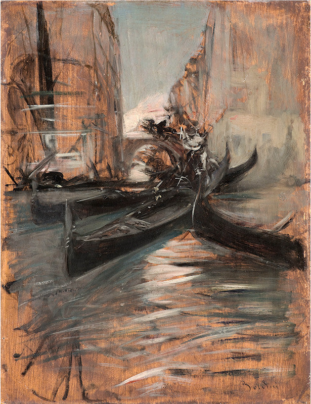 Canal de Veneza - Giovanni Boldini
