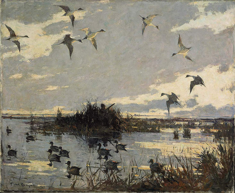 Patos empalhados enganosos - Frank Weston Benson