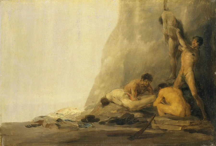 Canibais preparando suas vítimas - Francisco de Goya