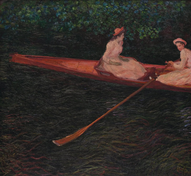 De canoa no Epte W1250 - Claude Monet