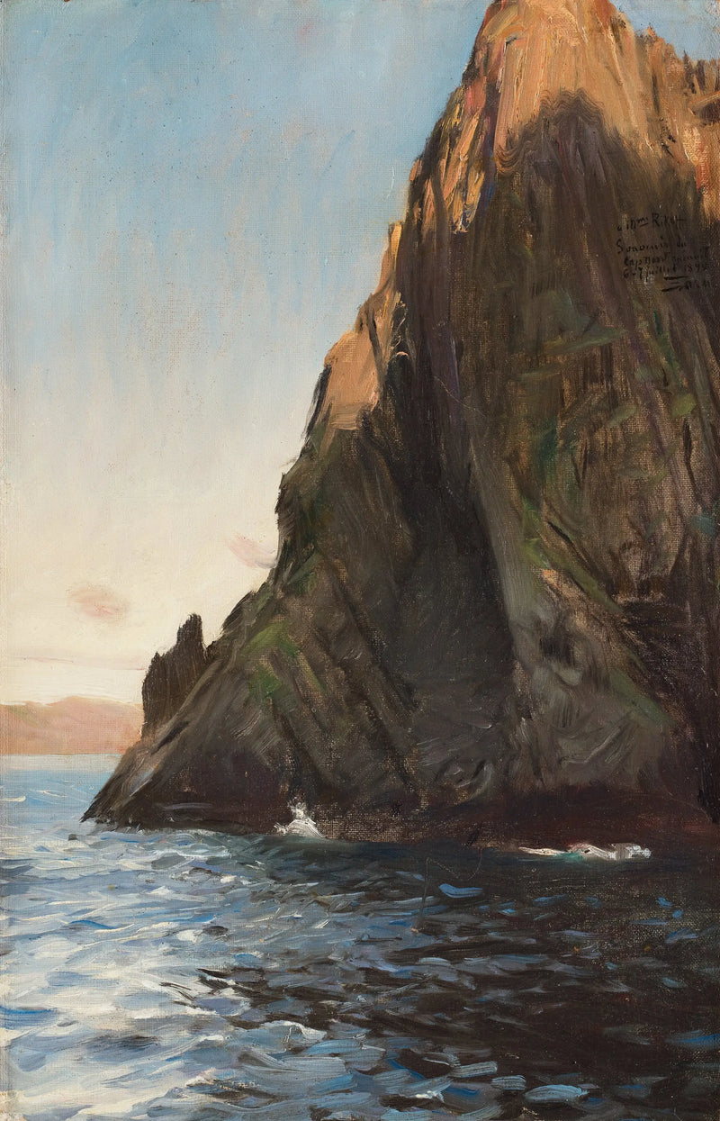 Cap Nord com o sol da meia-noite - Anders Zorn