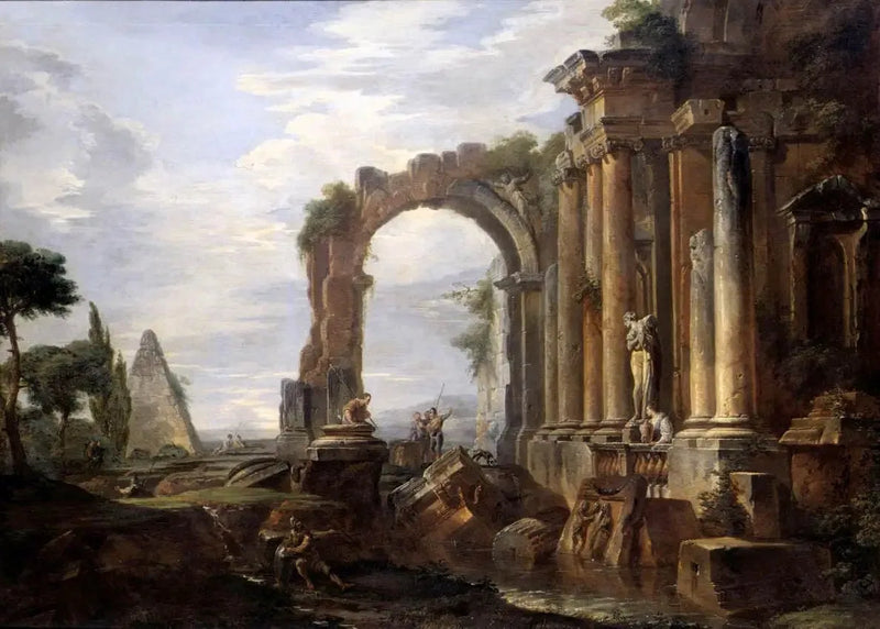 Capricho das ruínas clássicas - Giovanni Paolo Panini