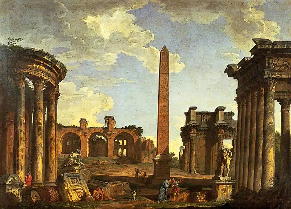 Capriccio romain - Giovanni Paolo Panini - Alpha Reproduction