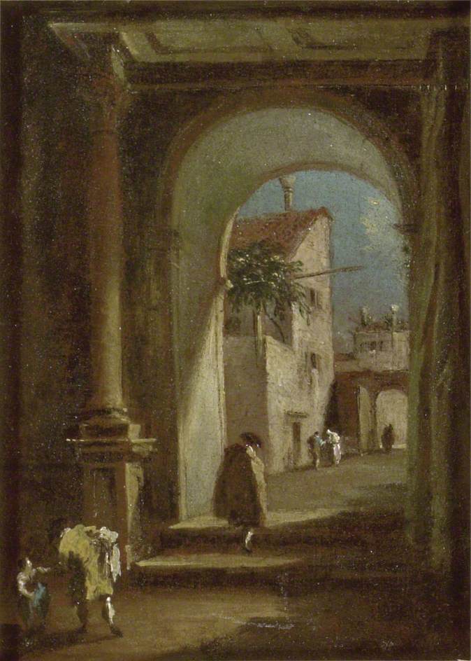 Capriccio: Uma Arca - Francesco Guardi