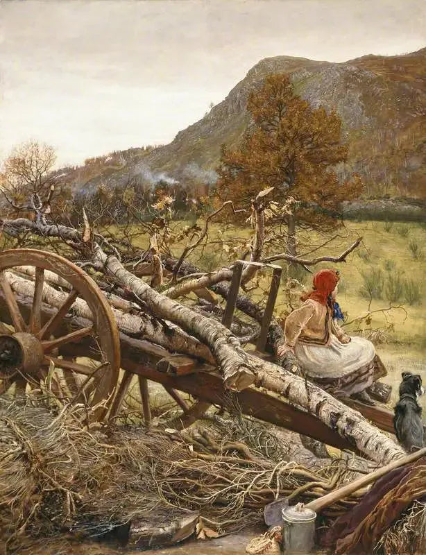 Combustível de inverno - John Everett Millais