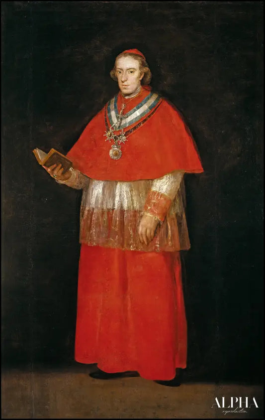 Cardinal Don Luis María de Borbón Vallabriga - Francisco de Goya - Reproductions de tableaux et peintures haut de gamme