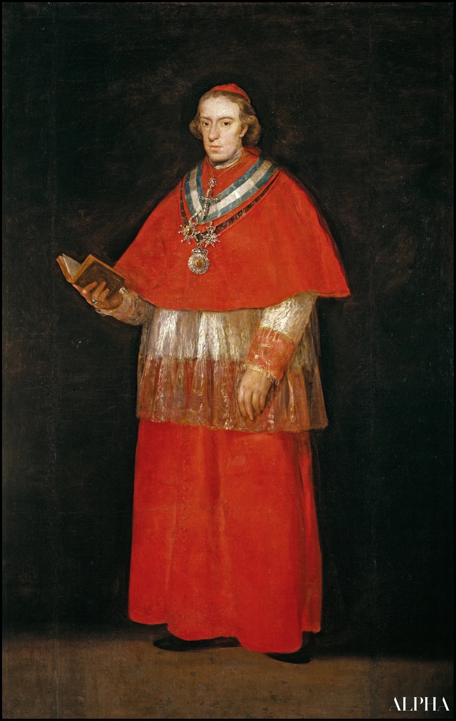Cardinal Don Luis María de Borbón Vallabriga - Francisco de Goya - Reproductions de tableaux et peintures haut de gamme