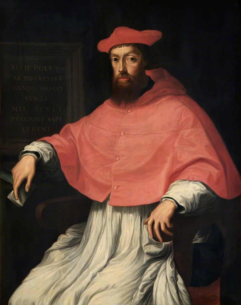 Cardinal Reginald Pole (1500–1558), arcebispo de Canterbury - Sebastiano del Piombo