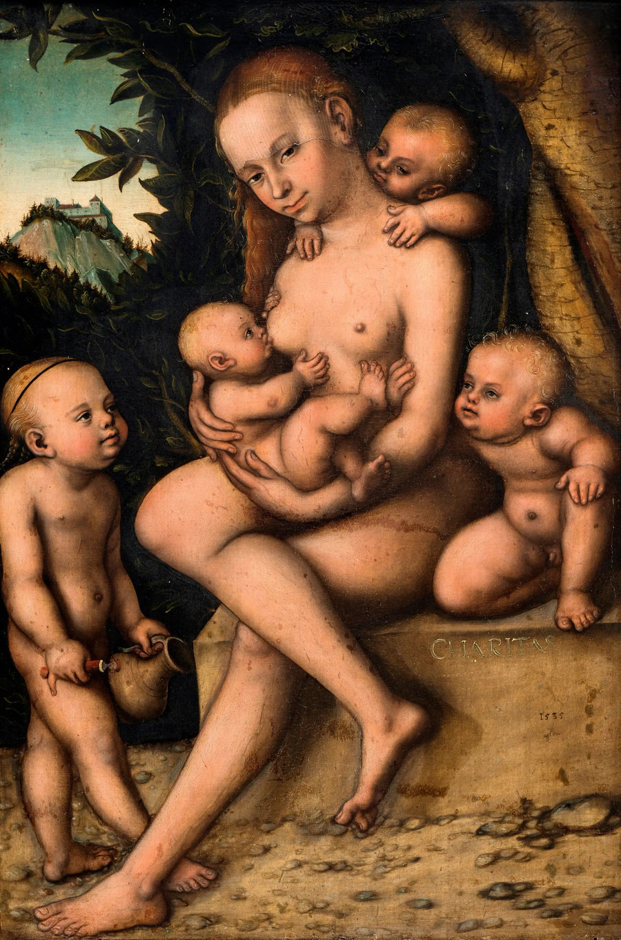Caritas (Charité) - Lucas Cranach, o Velho