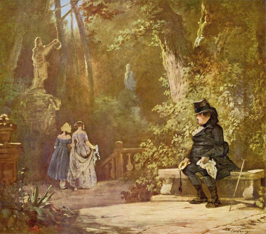 Der Witwer (Le Veuf) - Carl Spitzweg