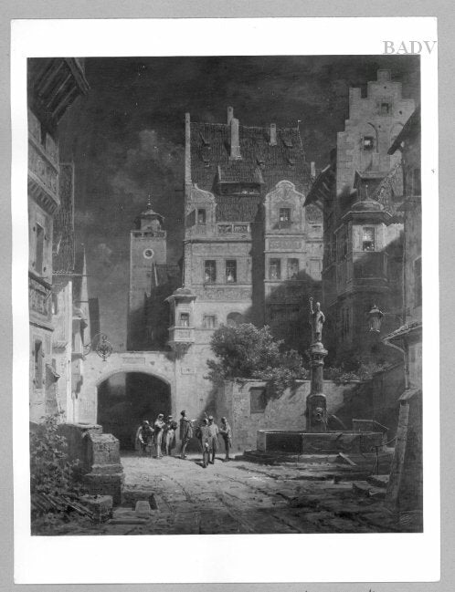 Das Ständchen - Carl Spitzweg